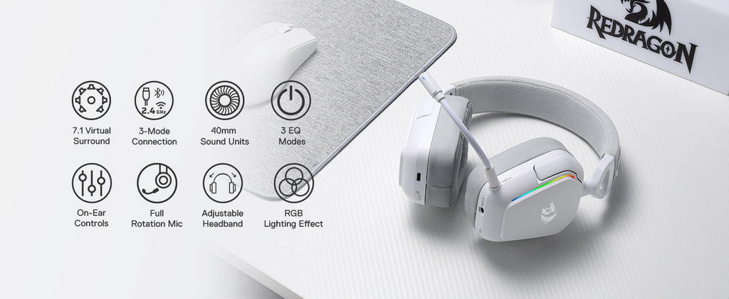 Redragon H868 Wireless Gaming Headset