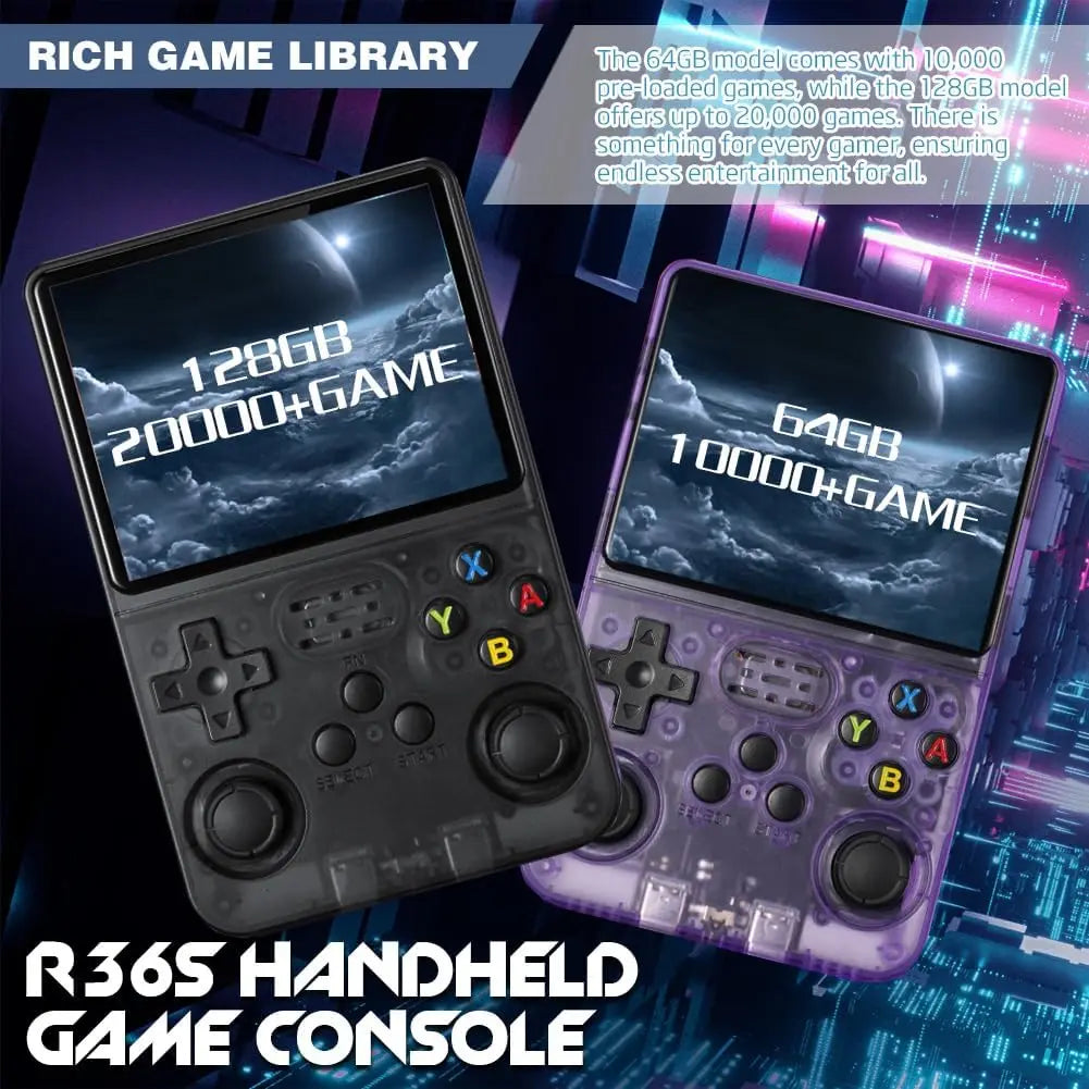 R36S Classic Retro Game Console