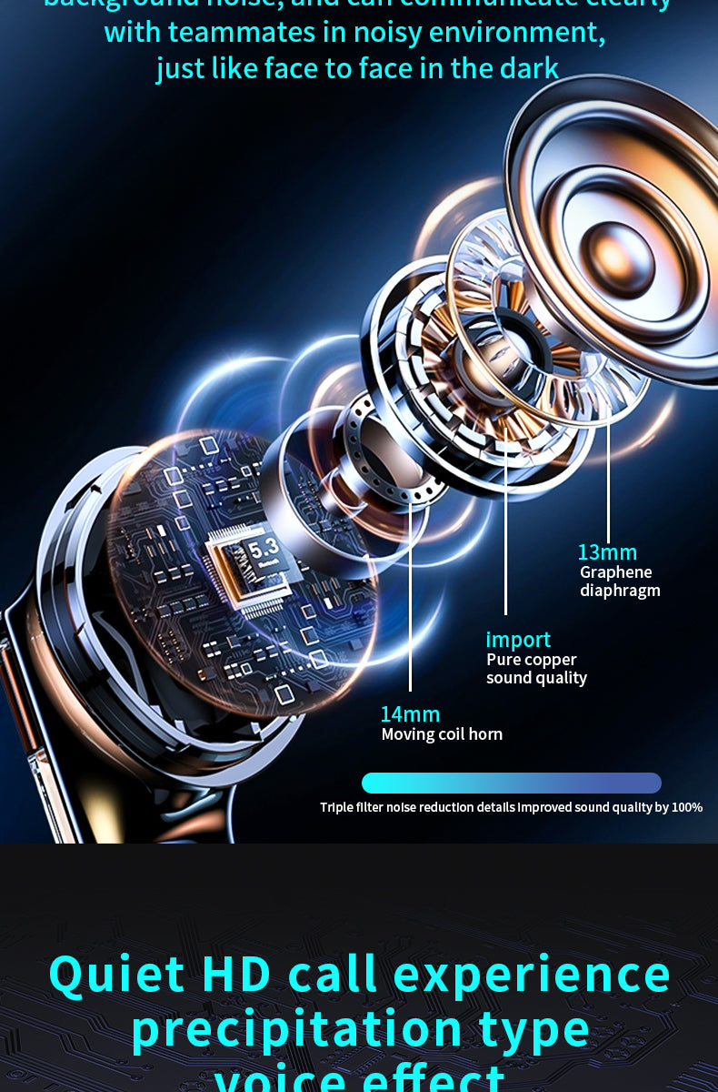 H9 Wireless BluetoothGaming Earphones