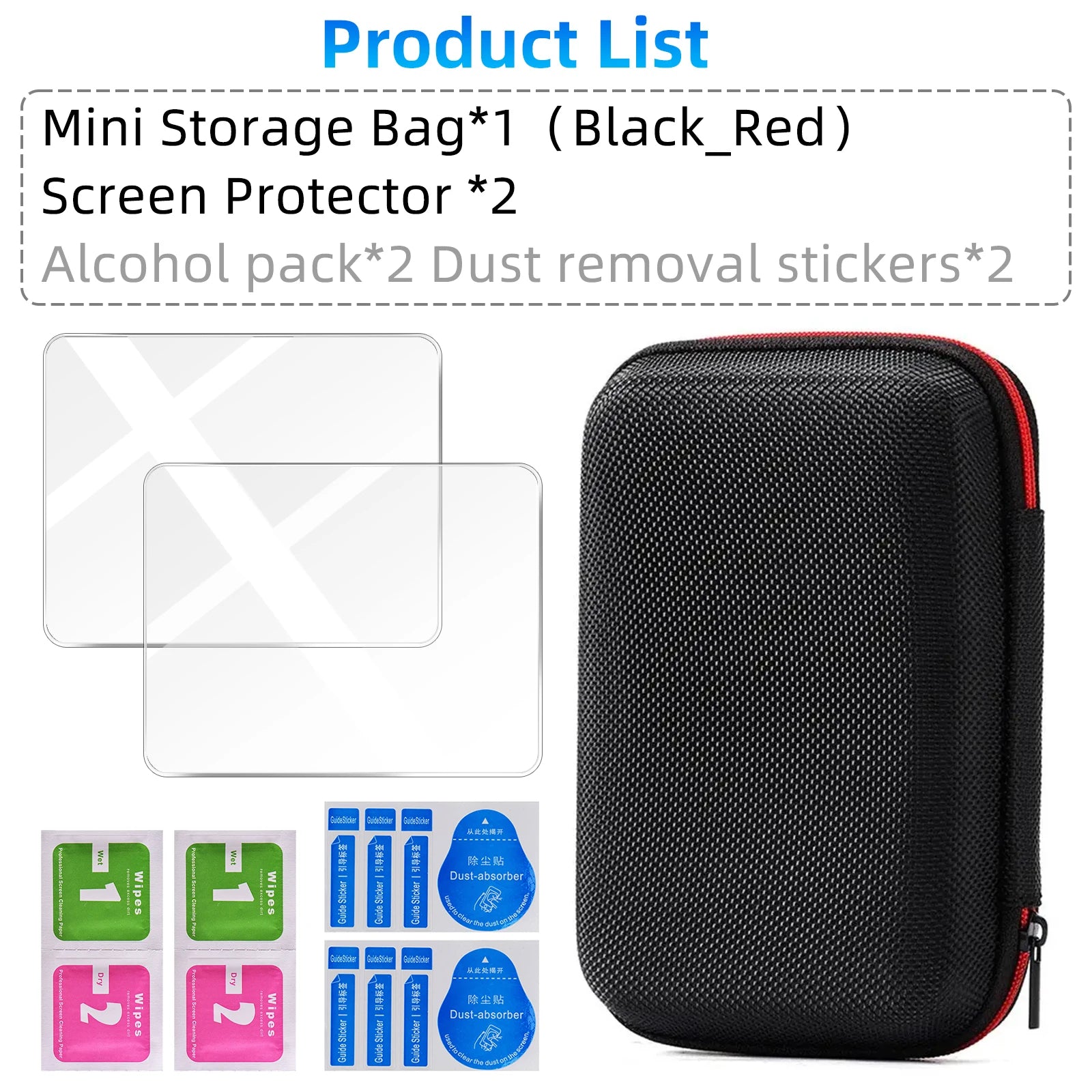 R36S/R35S Tempered Glass & EVA Storage Case Set