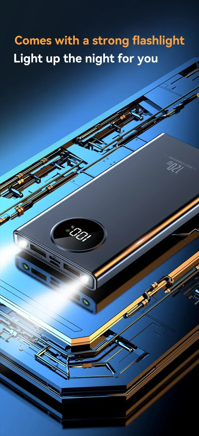 120W Super Fast Charging Power Bank