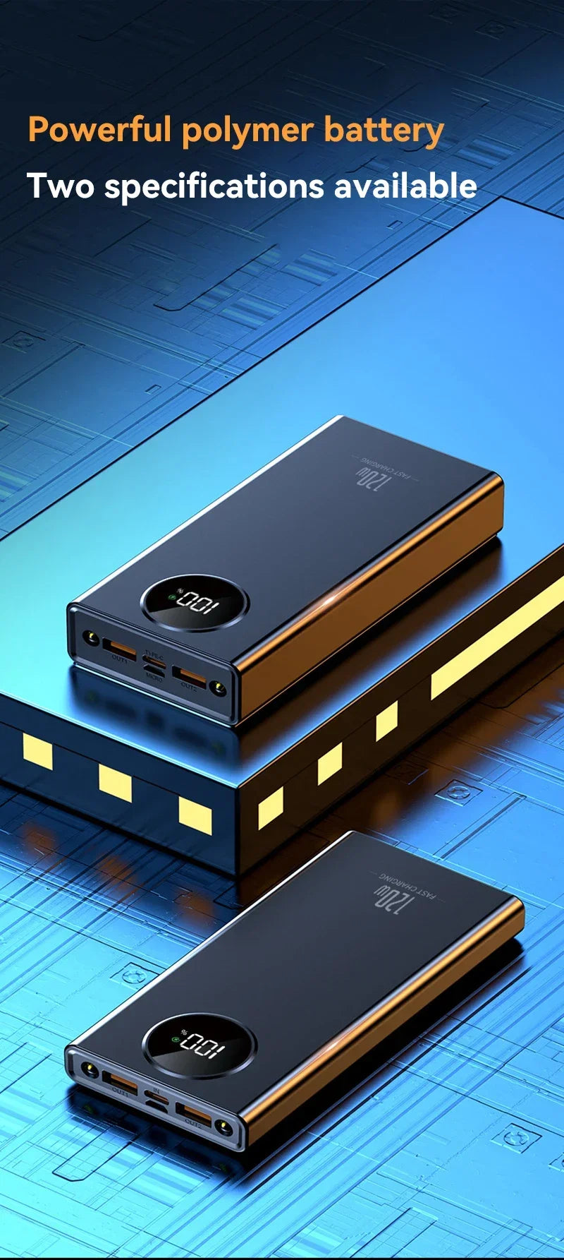 120W Super Fast Charging Power Bank