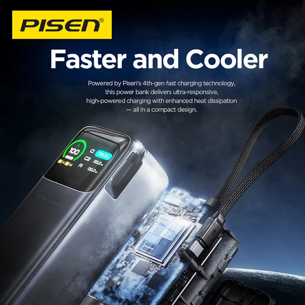 PISEN-Bolt 240W Fast Charging Power Bank