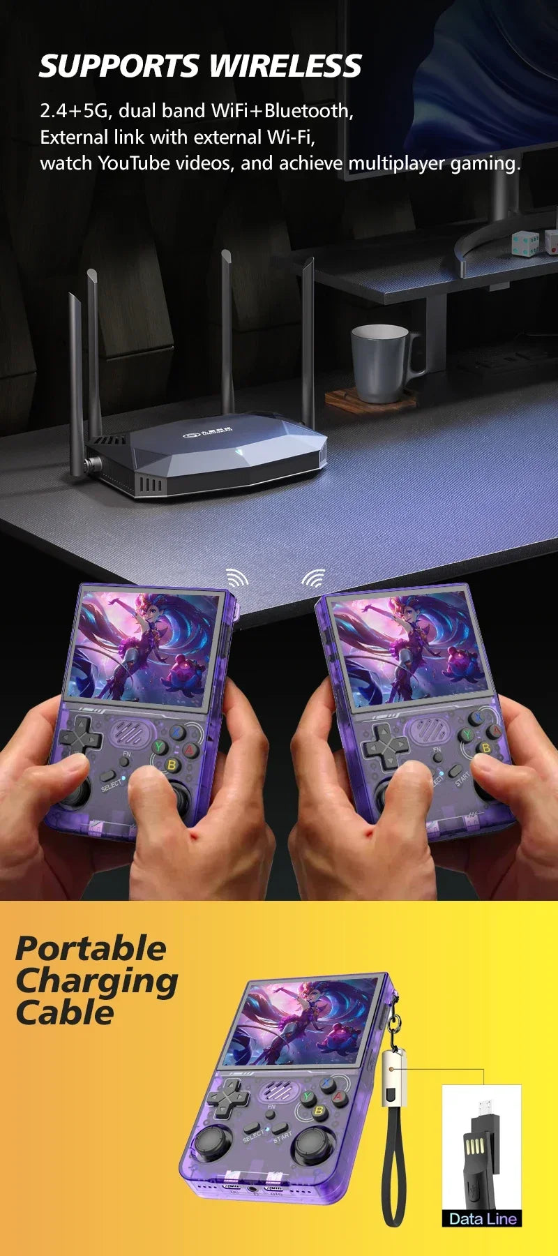 ArKOS R36XX Retro Handheld Game Console