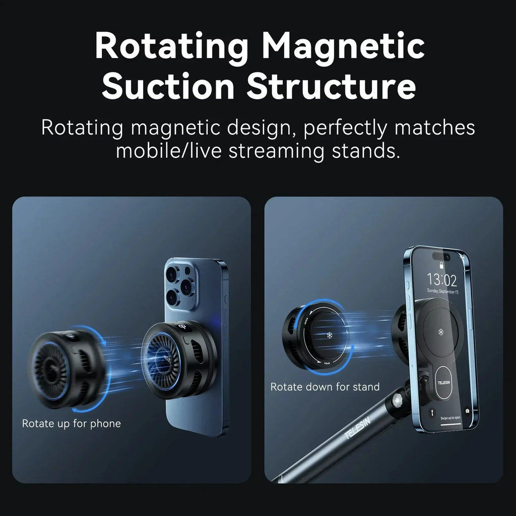 TELESIN Magsafe Phone Cooler & Wireless Charger