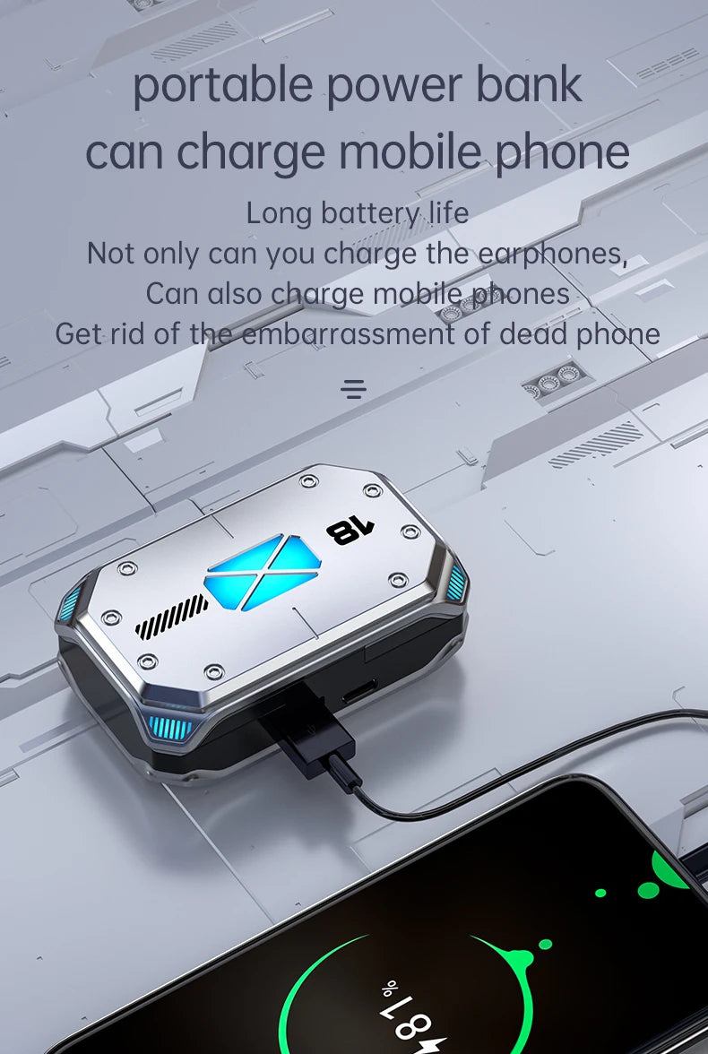 TWS Wireless Pro Gaming Earbuds