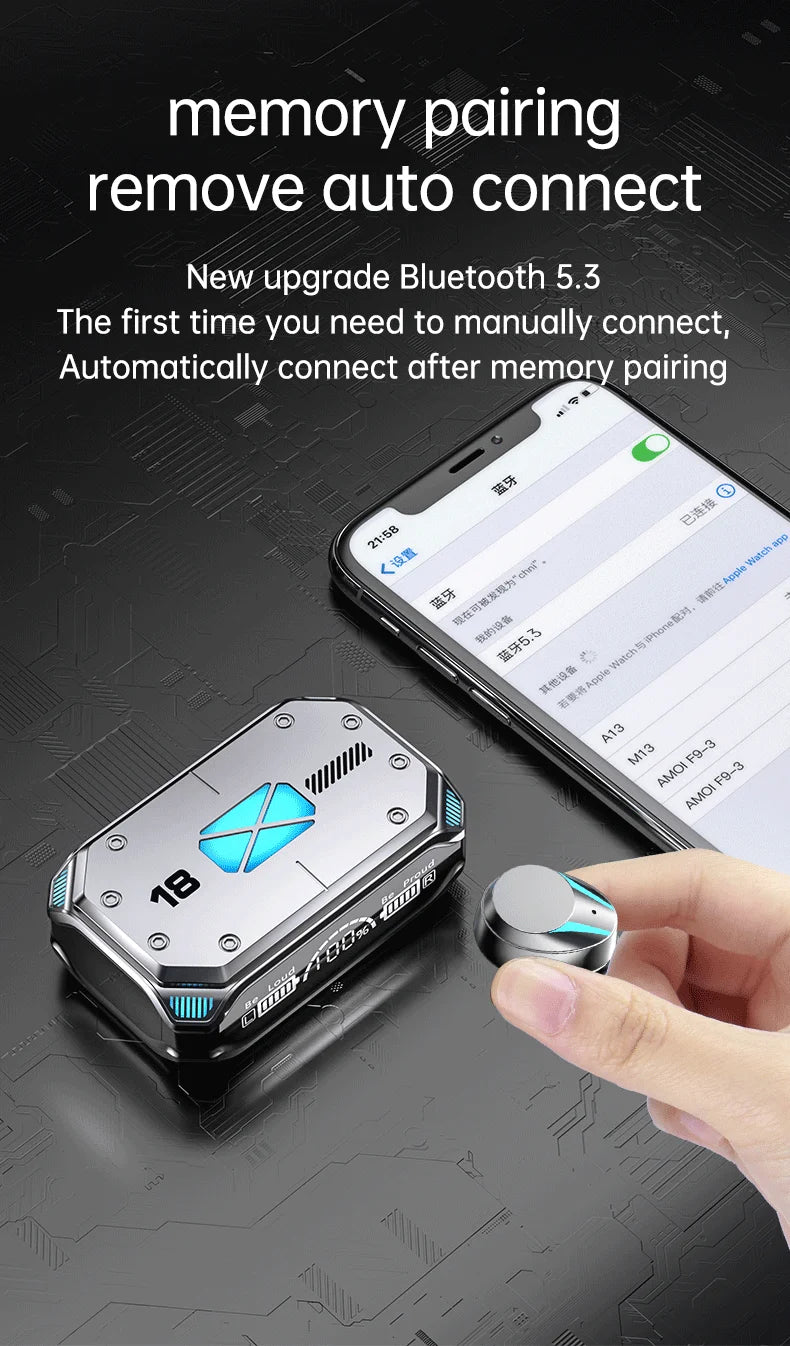 M41 TWS Wireless Gaming Earphones