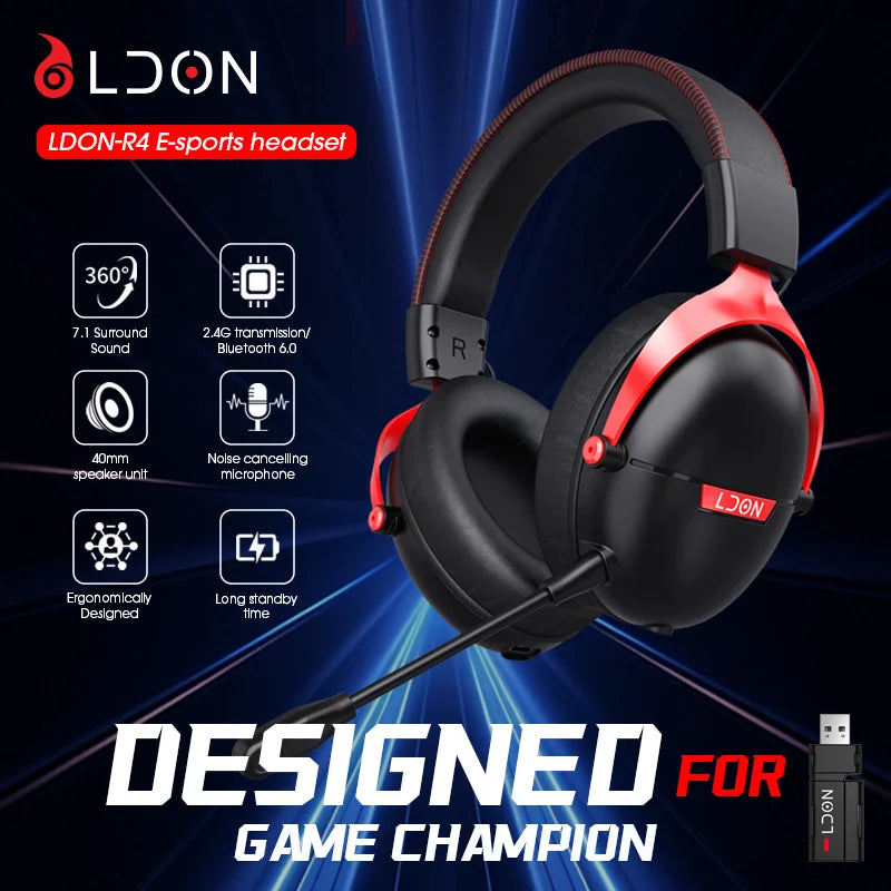 LDON F04 Gaming Wireless Headset