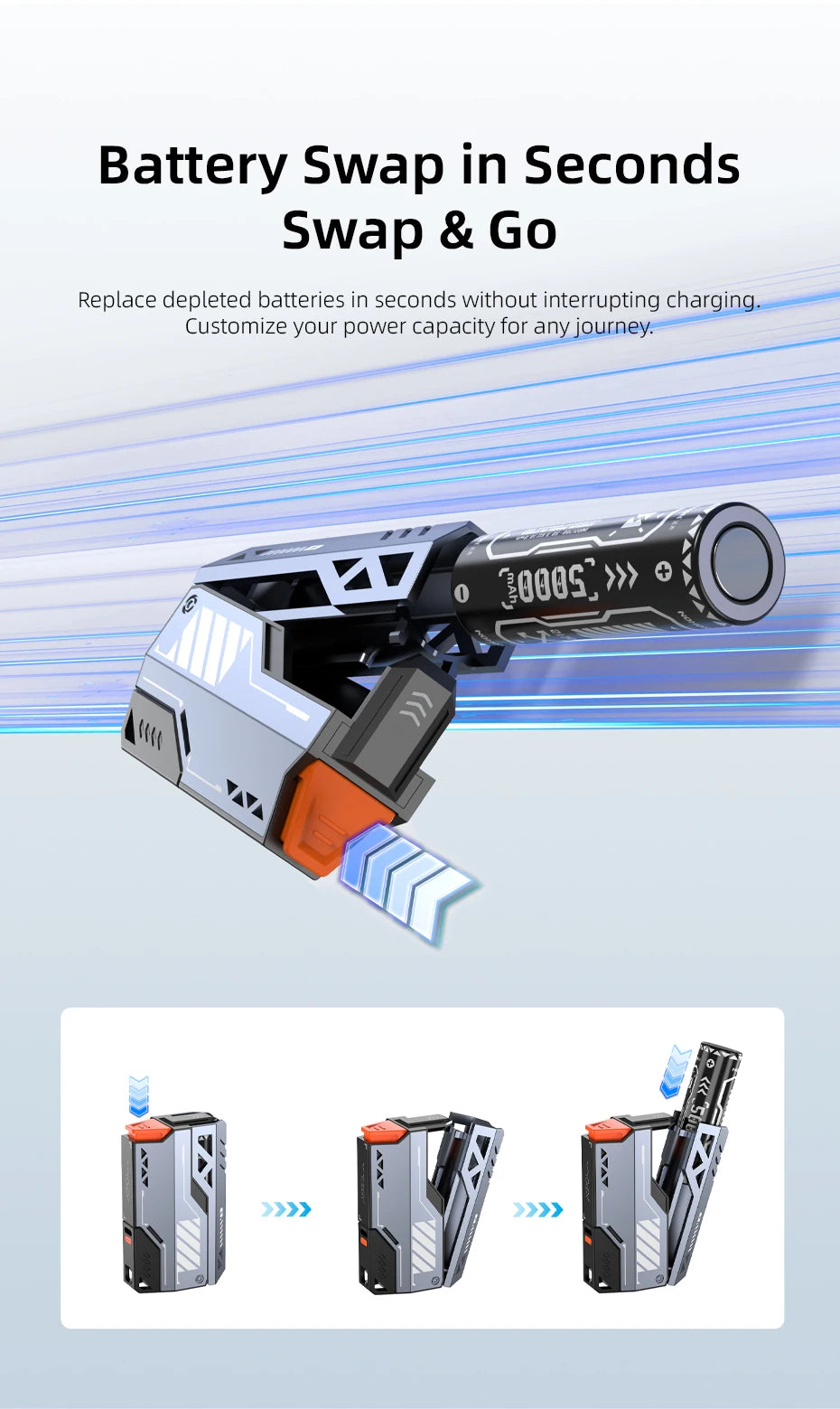 Vyvylabs NexCell Detachable Power Bank