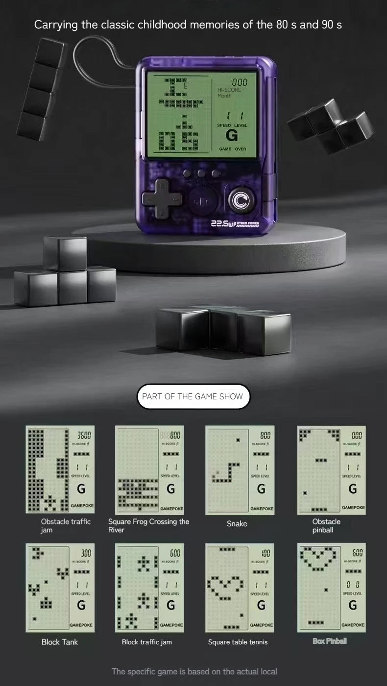 Classic Pixel Mini Game Power Bank