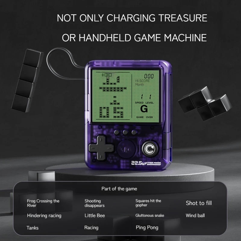 Classic Pixel Mini Game Power Bank