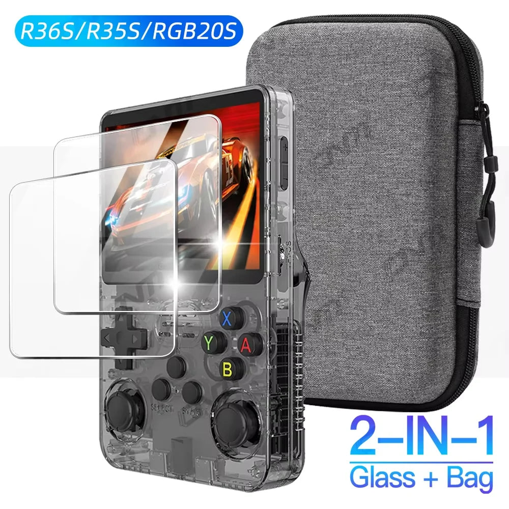 R36S/R35S Tempered Glass & EVA Storage Case Set