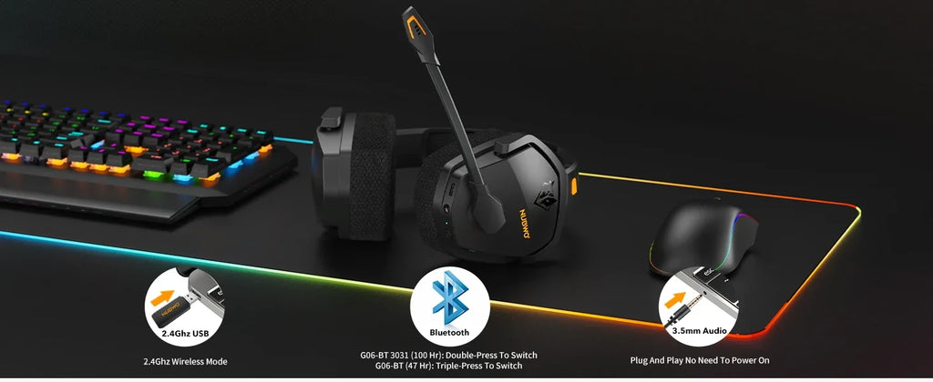 G06 Dual Wireless Gaming Headset