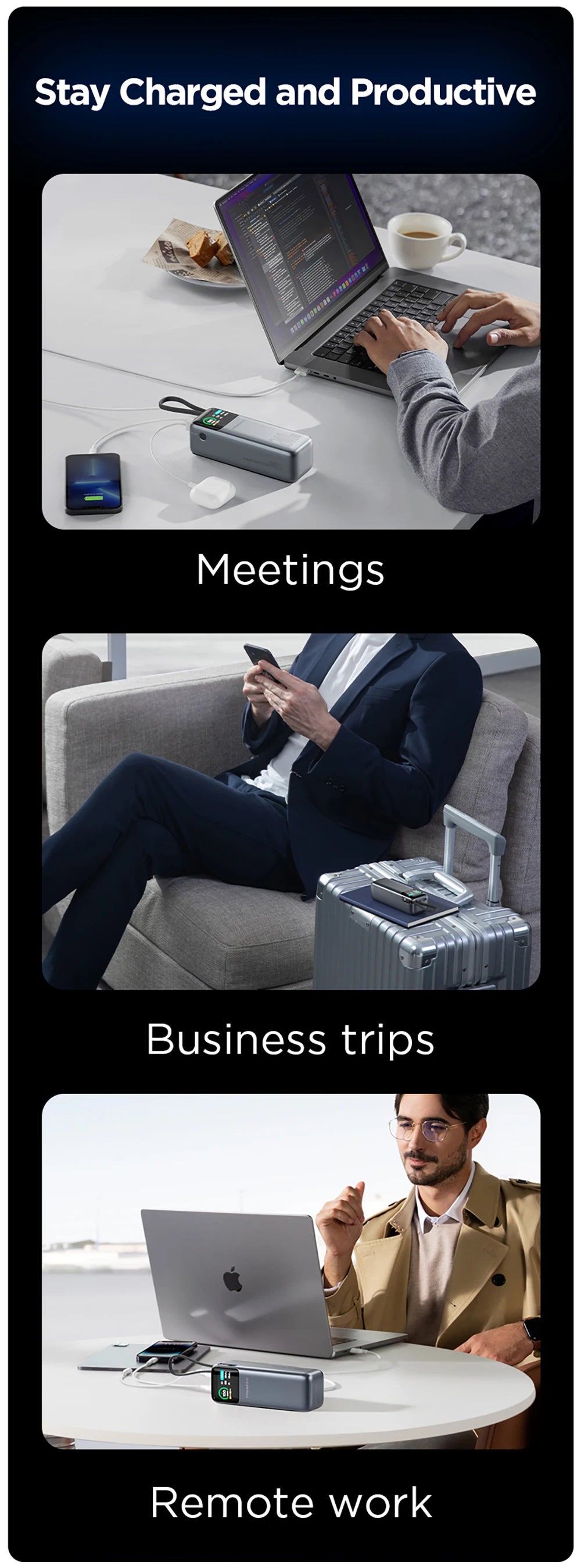 PISEN-Bolt 240W Fast Charging Power Bank