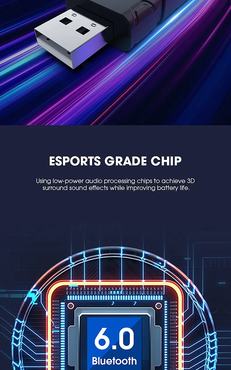 LDON F04 Gaming Wireless Headset