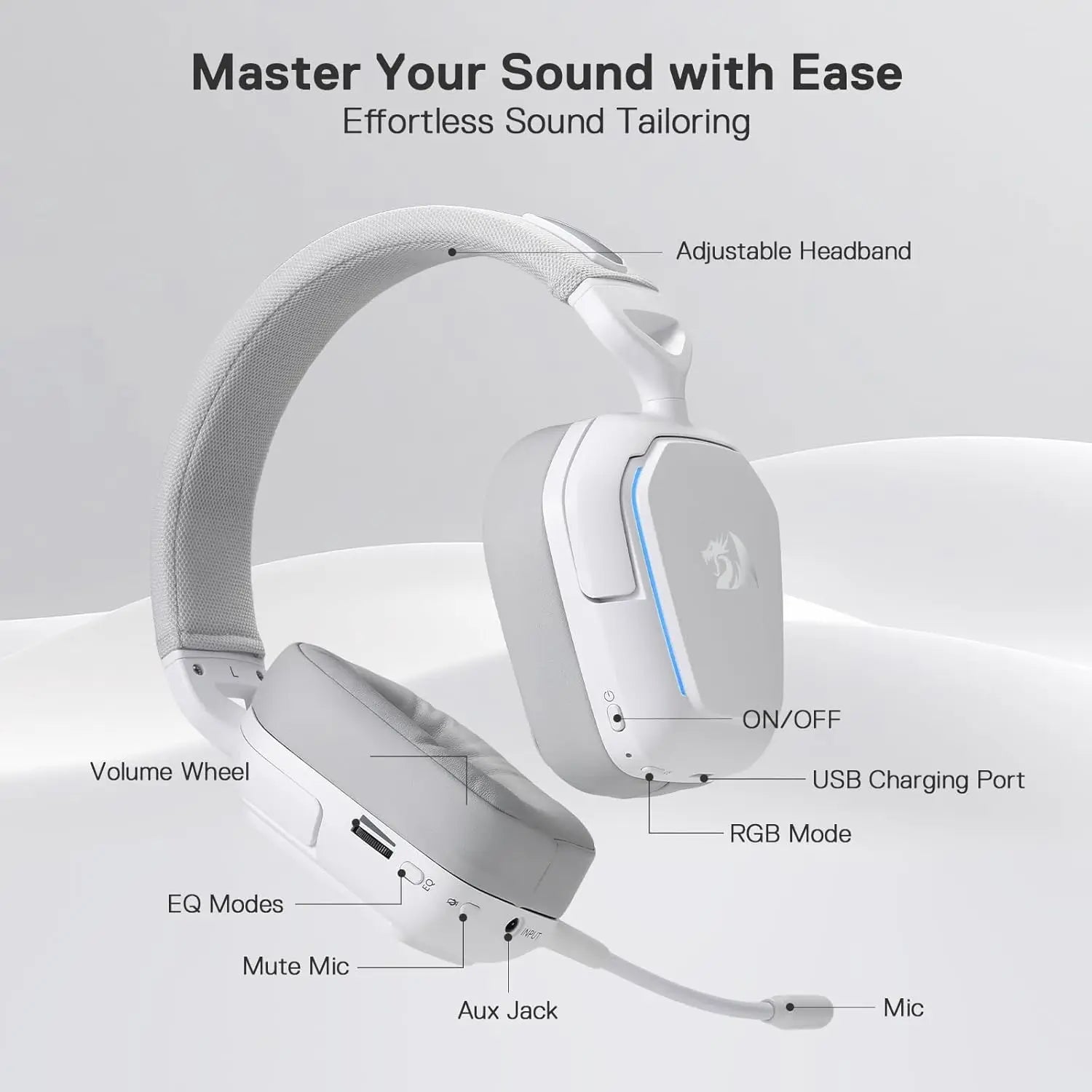 Redragon H868 Wireless Gaming Headset