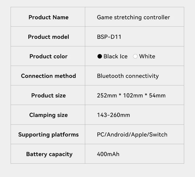 BSP-D11 Stretching Wireless Game Controller