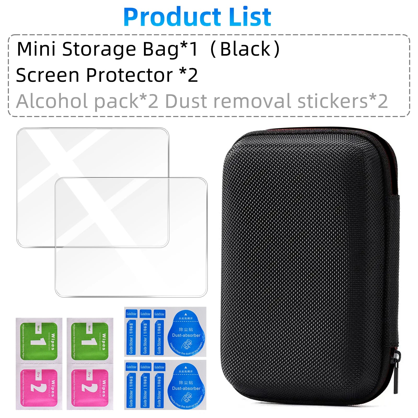 R36S/R35S Tempered Glass & EVA Storage Case Set