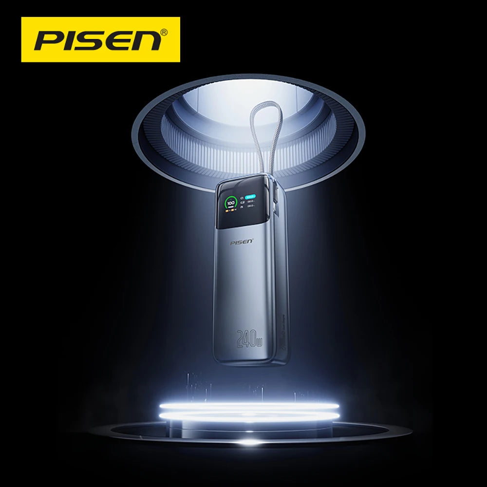 PISEN-Bolt 240W Fast Charging Power Bank