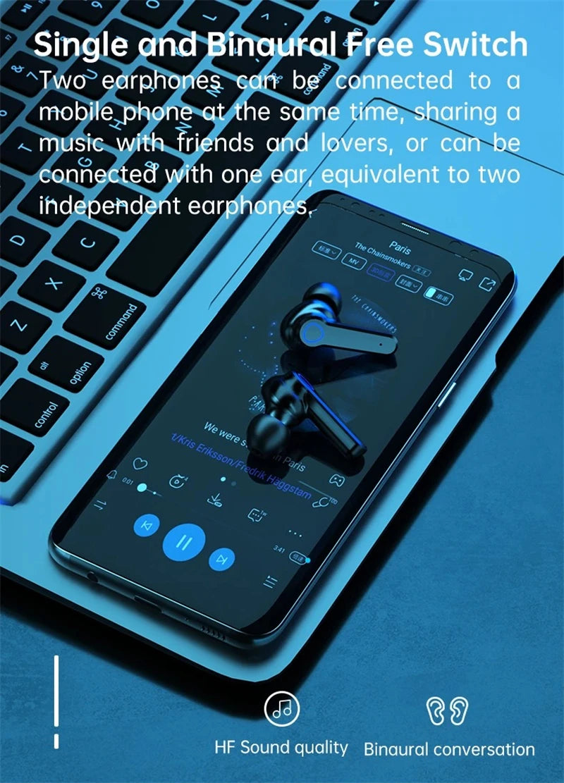 M19 TWS Wireless Pro Gaming Earphones