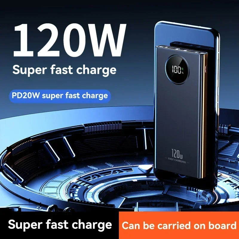 120W Super Fast Charging Power Bank